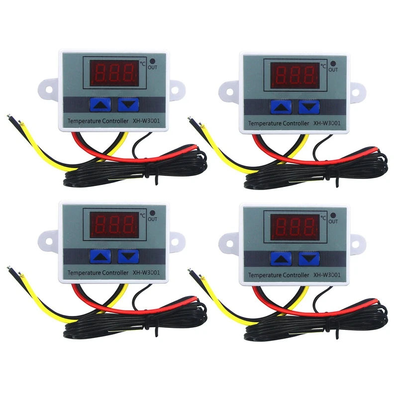 4Pcs 220V Ac Digital Led Temperature Controller Xh-W3001 for Incubator Cooling Heating Switch Thermostat Ntc Sensor
4Pcs 220V Ac Digital Led Temperature Controller Xh-W3001 for Incubator Cooling Heating Switch Thermostat Ntc Sensor