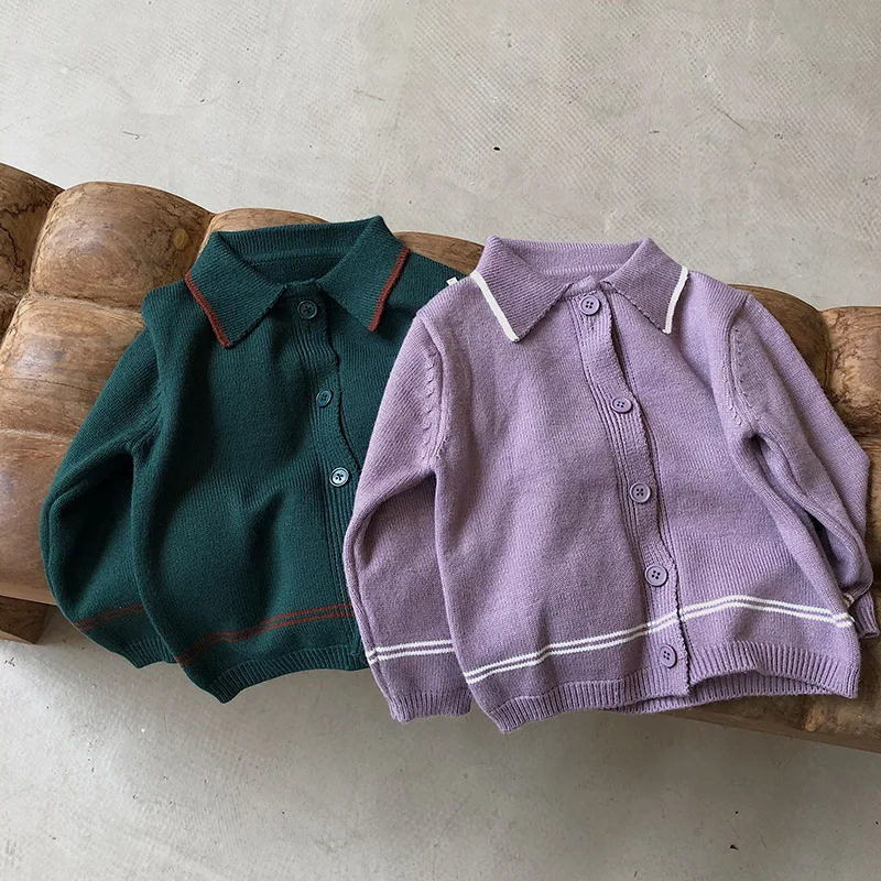 Preppy style Boys knitted single-breasted long sleeve sweaters girls casual cardigans
Preppy style Boys knitted single-breasted long sleeve sweaters girls casual cardigans