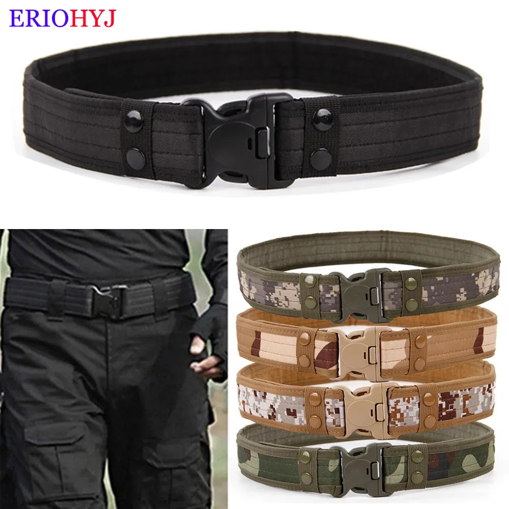 Fashion Combat Belts Quick Release Tactical Belt Men Canvas Army Style Outdoor Waistband 130cm Length
Fashion Combat Belts Quick Release Tactical Belt Men Canvas Army Style Outdoor Waistband 130cm Length