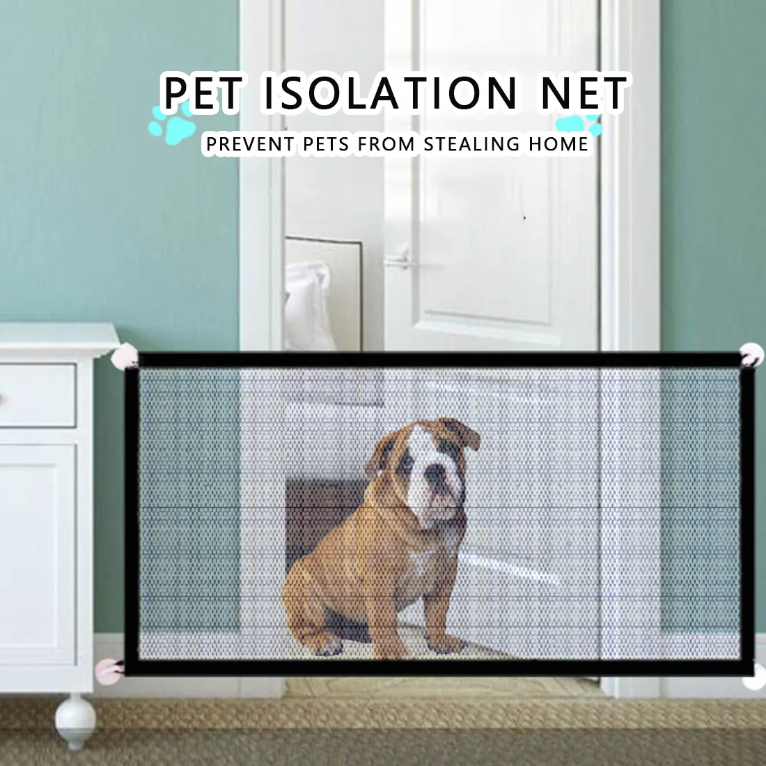 Dog Gate Ingenious Mesh Pet Barrier Fence For Indoor Outdoor Safe Portable Folding Pet Dog Gate Safety Enclosure Pet Supplies
Dog Gate Ingenious Mesh Pet Barrier Fence For Indoor Outdoor Safe Portable Folding Pet Dog Gate Safety Enclosure Pet Supplies