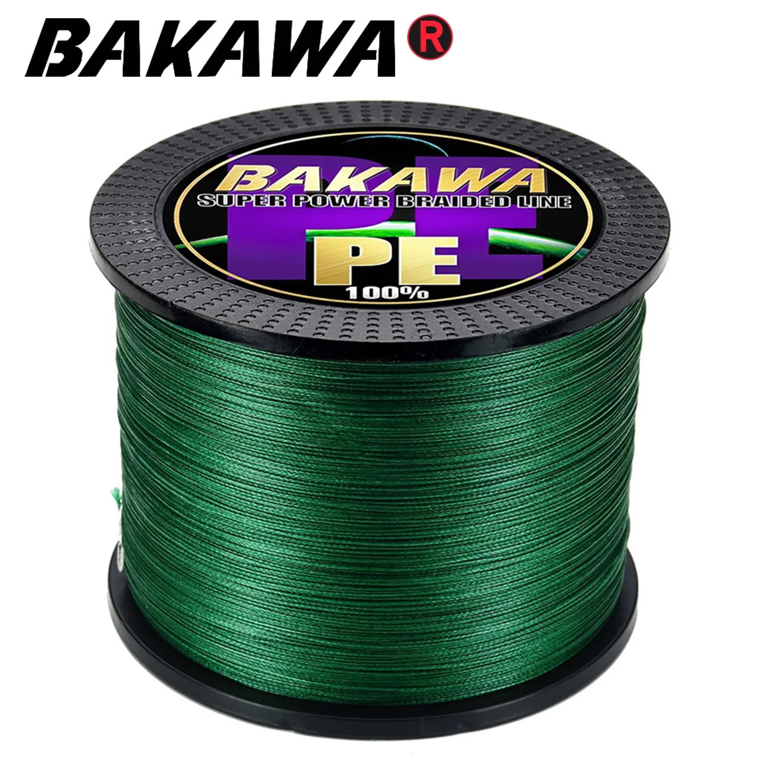 BAKAWA 4 Strands Braided Fishing Wire Line 300M 500M 1000m Japanese Multifilament 100% PE Durable Carp Super Strong New X4
BAKAWA 4 Strands Braided Fishing Wire Line 300M 500M 1000m Japanese Multifilament 100% PE Durable Carp Super Strong New X4