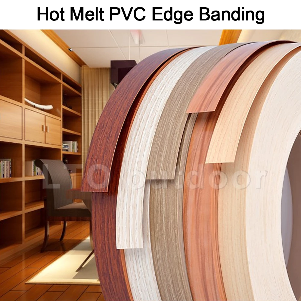 21mmx16.4feet Hot Melt PVC Veneer Furniture Edge Banding for DIY Table Cabinet Furniture Decorative, Easy Application
21mmx16.4feet Hot Melt PVC Veneer Furniture Edge Banding for DIY Table Cabinet Furniture Decorative, Easy Application