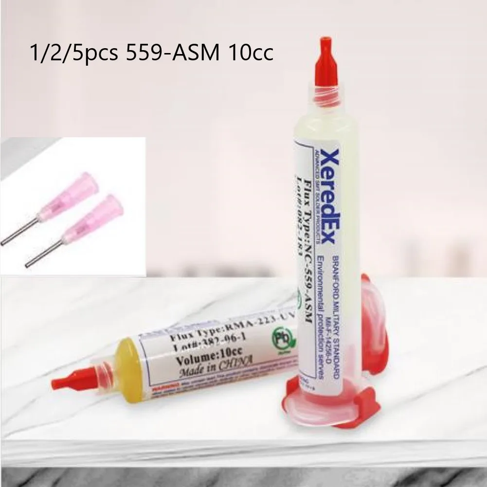 1pcs High Quality Solder Flux 10cc NC-559-ASM-UV Solder Paste For Phone LED BGA SMD PGA PCB Repair + Needles Rework Tools
1pcs High Quality Solder Flux 10cc NC-559-ASM-UV Solder Paste For Phone LED BGA SMD PGA PCB Repair + Needles Rework Tools
