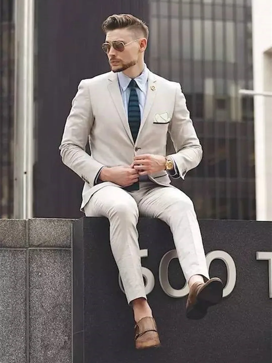 Handsome One Button Groomsmen Notch Lapel Groom Tuxedos Men Suits Wedding/Prom/Dinner Best Blazer(Jacket+Pants+Tie) 077
Handsome One Button Groomsmen Notch Lapel Groom Tuxedos Men Suits Wedding/Prom/Dinner Best Blazer(Jacket+Pants+Tie) 077