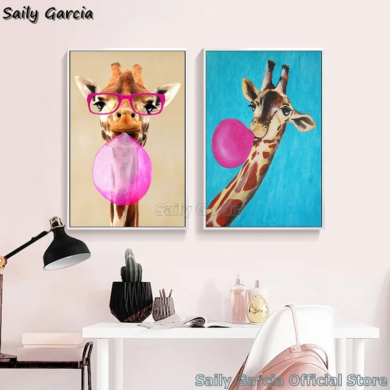 Modern Home Decor Lovely giraffe Pictures Wall Art Canvas Painting Posters and Prints Wall Pictures for Living Room decoration
Modern Home Decor Lovely giraffe Pictures Wall Art Canvas Painting Posters and Prints Wall Pictures for Living Room decoration