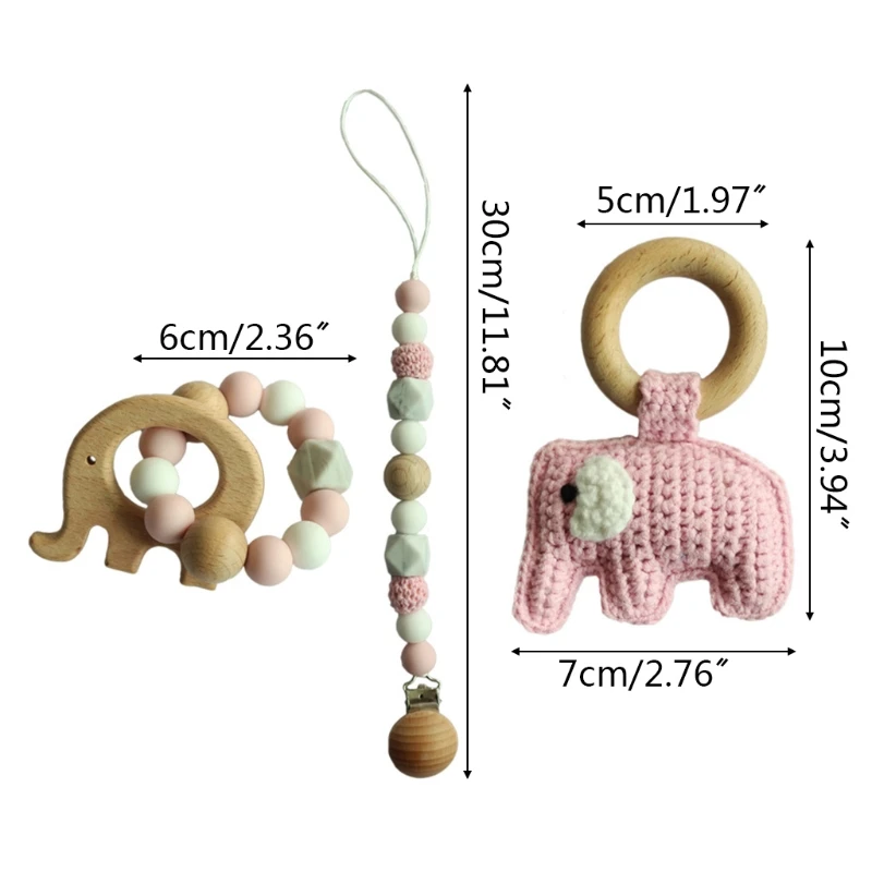 Baby Dummy Holder Pacifier Chain Silicone Beads Bracelet Infants Wooden Ring Teether Mobile Rattle Nursing Chewing Toys WXTD 
Baby Dummy Holder Pacifier Chain Silicone Beads Bracelet Infants Wooden Ring Teether Mobile Rattle Nursing Chewing Toys WXTD