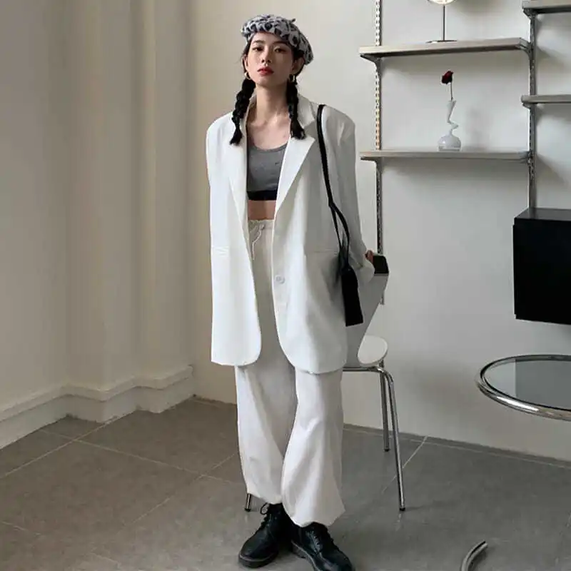 MRWILK 2020 Autumn New Women Coat Korean Causal Solid Suit Jacket Long Sleeve Notched Collar Blazer Dress Feminimos
MRWILK 2020 Autumn New Women Coat Korean Causal Solid Suit Jacket Long Sleeve Notched Collar Blazer Dress Feminimos