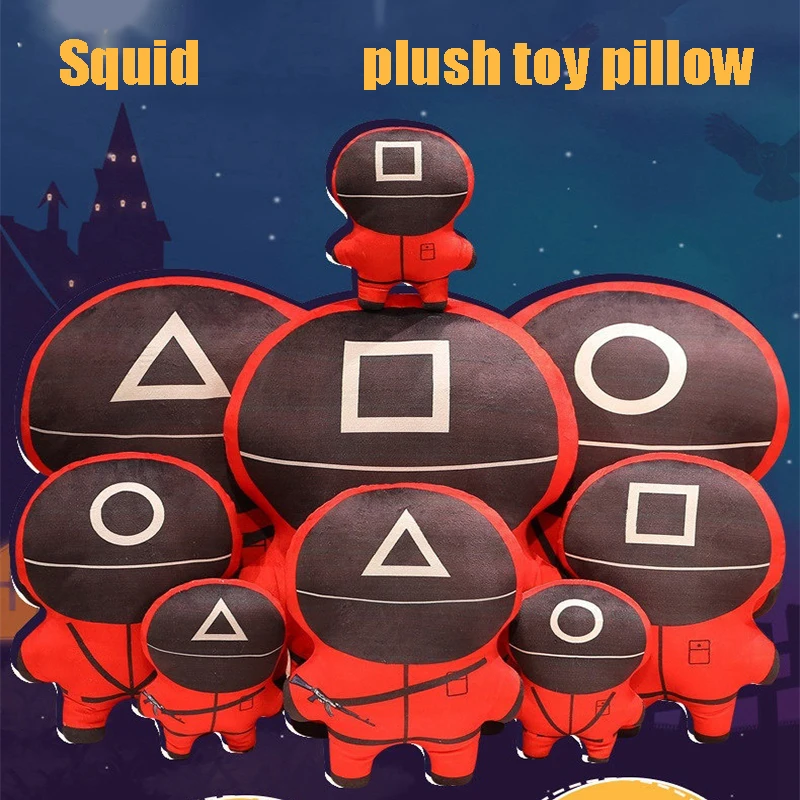 2021 New Kawaii Squid Toy Plush Pillow Squid Game Same Model Doll Deadpool Doll Round 6 Genshin Impack Jeu De Toy Pillow
2021 New Kawaii Squid Toy Plush Pillow Squid Game Same Model Doll Deadpool Doll Round 6 Genshin Impack Jeu De Toy Pillow