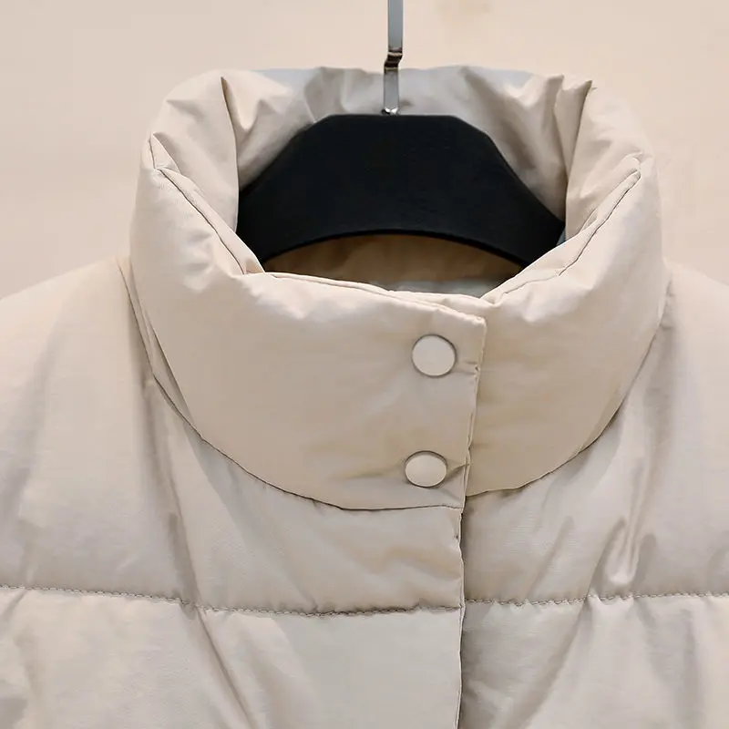 Autumn and winter large short versatile down cotton vest women's loose and thickened Korean vest casual jacket
Autumn and winter large short versatile down cotton vest women's loose and thickened Korean vest casual jacket