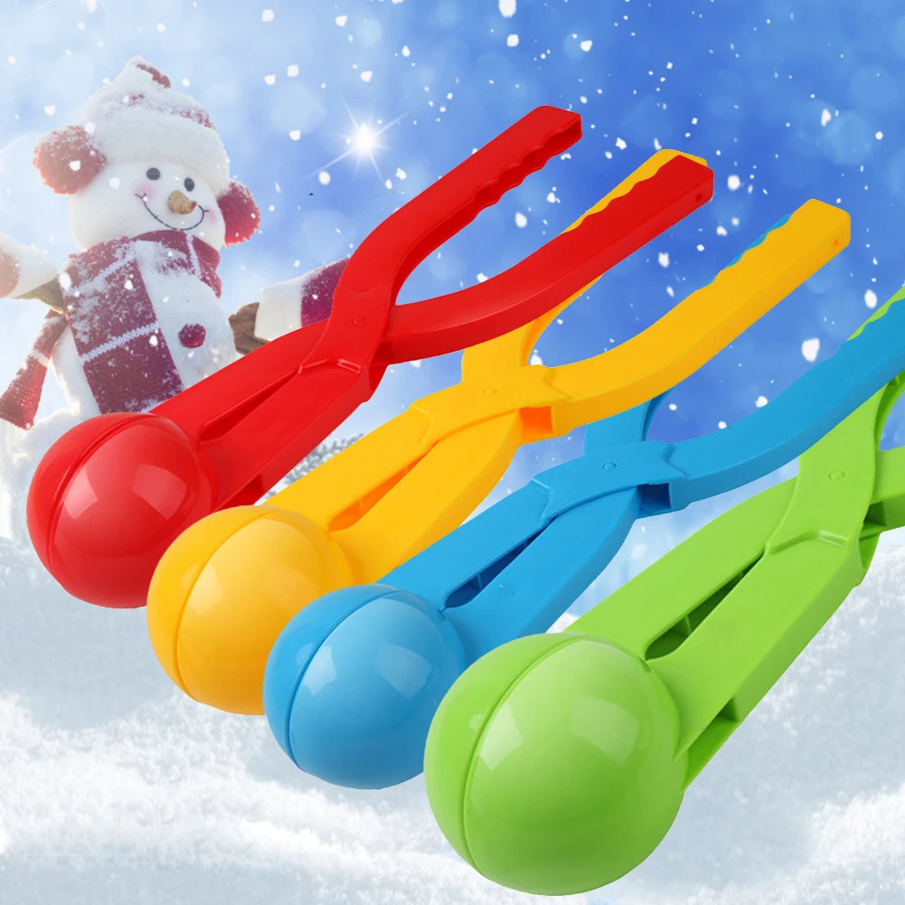 Fun Snowball Clip Snowball Plastic Snow Balls Mold Winter Outdoor Fun Sports Color Toys for Girl Boy Birthday Gift
Fun Snowball Clip Snowball Plastic Snow Balls Mold Winter Outdoor Fun Sports Color Toys for Girl Boy Birthday Gift