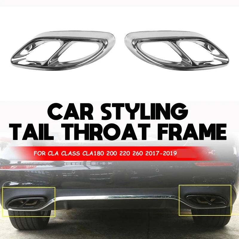 Задний глушитель выхлопной трубы, обшивка, Задняя рама горла для Mercedes Benz CLA Class CLA 180 200 220 260 2017-2019
Задний глушитель выхлопной трубы, обшивка, Задняя рама горла для Mercedes Benz CLA Class CLA 180 200 220 260 2017-2019