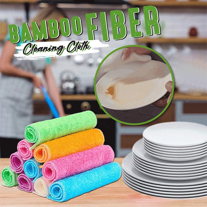 1Pc Cleaning Rag Dish Cloths Bamboo Fiber Cleaning Cloth Anti-Grease Towel Washing Towel Magic Kitchen Lazy Cleaning Wiping Rag
1Pc Cleaning Rag Dish Cloths Bamboo Fiber Cleaning Cloth Anti-Grease Towel Washing Towel Magic Kitchen Lazy Cleaning Wiping Rag