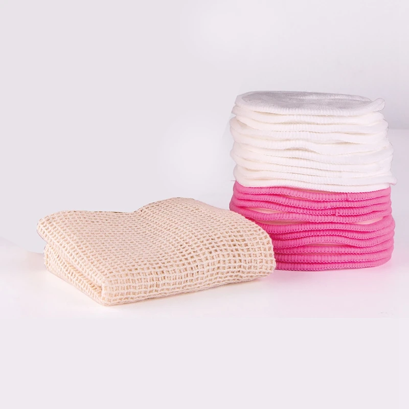 20 Pack Reusable Makeup Remover Pads Face Cleansing Wipes and Organic Pad for All Skin Types Cotton Rounds
20 Pack Reusable Makeup Remover Pads Face Cleansing Wipes and Organic Pad for All Skin Types Cotton Rounds