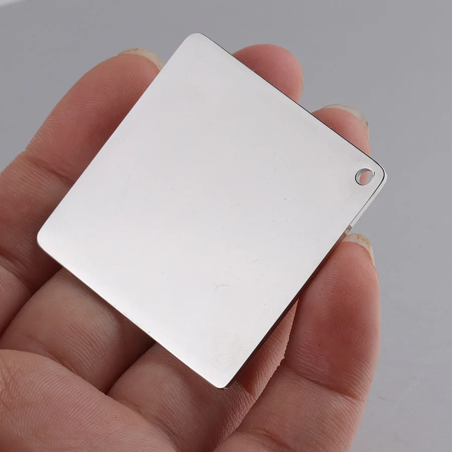 Steel Stainless Steel Square Engraving Pendant 38mm Mirror Polished Geometric Square DIY Accessories
Steel Stainless Steel Square Engraving Pendant 38mm Mirror Polished Geometric Square DIY Accessories
