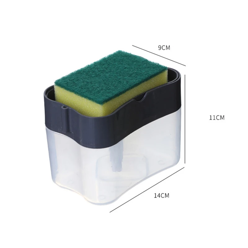 Soap Pump Dispensers With Sponge Holder 2 In 1 Scrubbing Liquid Dispenser Container Hand Press Soap Organizer Home Kitchen Tool
Soap Pump Dispensers With Sponge Holder 2 In 1 Scrubbing Liquid Dispenser Container Hand Press Soap Organizer Home Kitchen Tool