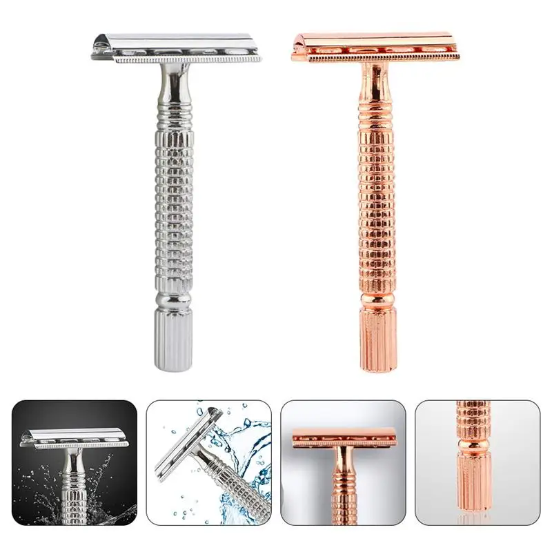 2PCS Old Style Shaver Body Manual Shaver Double-edged Shaver Traditional Shaver
2PCS Old Style Shaver Body Manual Shaver Double-edged Shaver Traditional Shaver