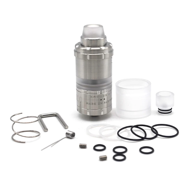 ULTON Kronos 2M style 25mm MTL RTA tank atomizer for 510 thread vape mods e-cigarette
ULTON Kronos 2M style 25mm MTL RTA tank atomizer for 510 thread vape mods e-cigarette