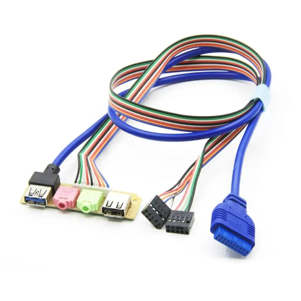 Передняя панель горячая Распродажа 70 см USB3.0 + USB2.0 HD аудио разъем порты