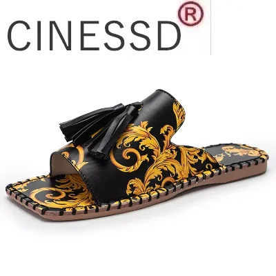 2021 Women's Sandals Fashion Tassels Summer Shoes Brand Beach Slides Retro Print Shoes For Women Flat Slipper Outdoor Sandals
2021 Women's Sandals Fashion Tassels Summer Shoes Brand Beach Slides Retro Print Shoes For Women Flat Slipper Outdoor Sandals