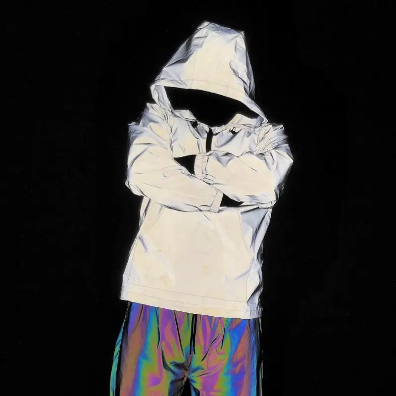 Men's Jacket Men's Reflective Jacket Waterproof and Windproof Night Running Reflective Luminous Men Clothing Bomber Jacket
Men's Jacket Men's Reflective Jacket Waterproof and Windproof Night Running Reflective Luminous Men Clothing Bomber Jacket