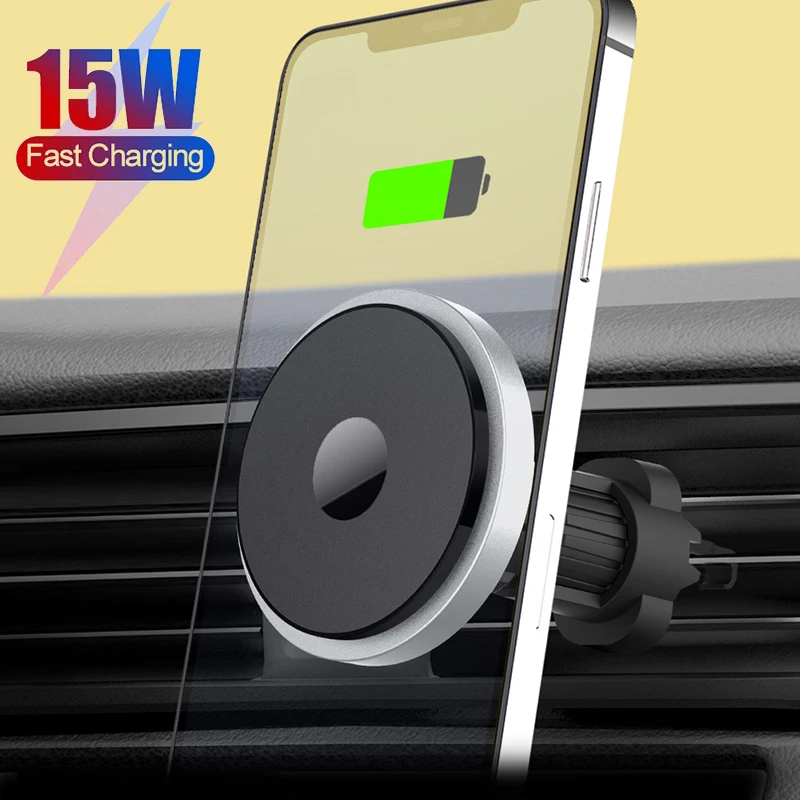 Magnetic Wireless Car Charger Mobile Phone 15W Fast Charging Air Vent Mount Car Phone Stand For iPhone 12 Pro Max Xiaomi Huawei
Magnetic Wireless Car Charger Mobile Phone 15W Fast Charging Air Vent Mount Car Phone Stand For iPhone 12 Pro Max Xiaomi Huawei