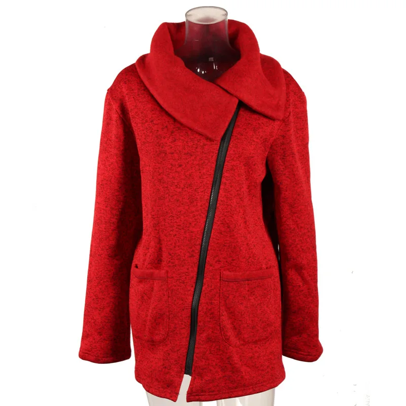 Women's Autumn and Winter Clothing Warm Fleece Jacket Oblique Zipper Collar Coat Casual Wear Coat Tops Women's Jacket
Women's Autumn and Winter Clothing Warm Fleece Jacket Oblique Zipper Collar Coat Casual Wear Coat Tops Women's Jacket