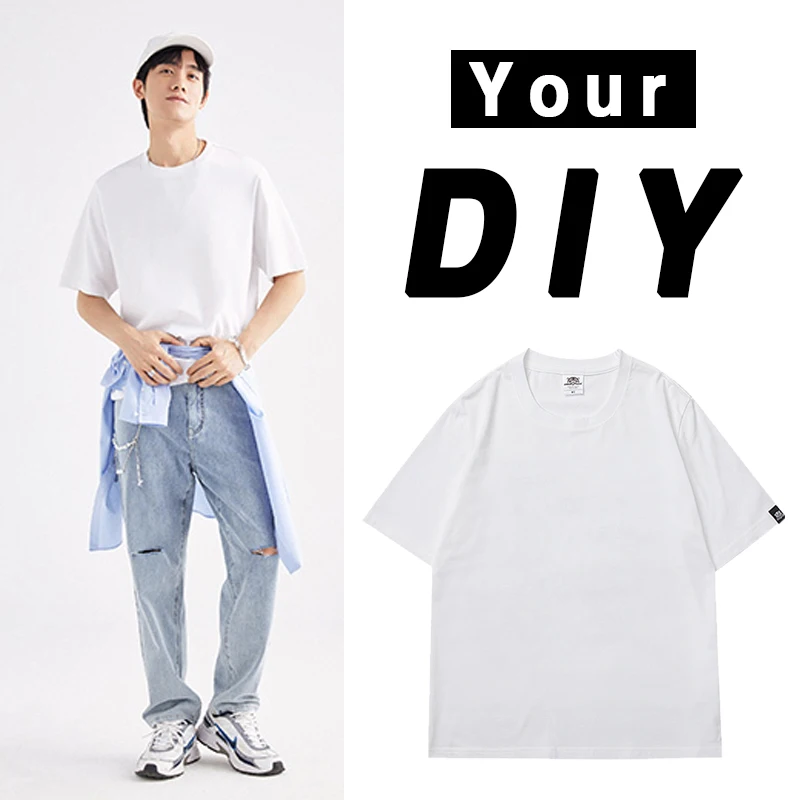 DIY Brand Logo/Picture T-shirt Custom Men Unisex Short Sleeve Casual Oversized T-shirts EU Size High Quality Your Design Diy Top
DIY Brand Logo/Picture T-shirt Custom Men Unisex Short Sleeve Casual Oversized T-shirts EU Size High Quality Your Design Diy Top