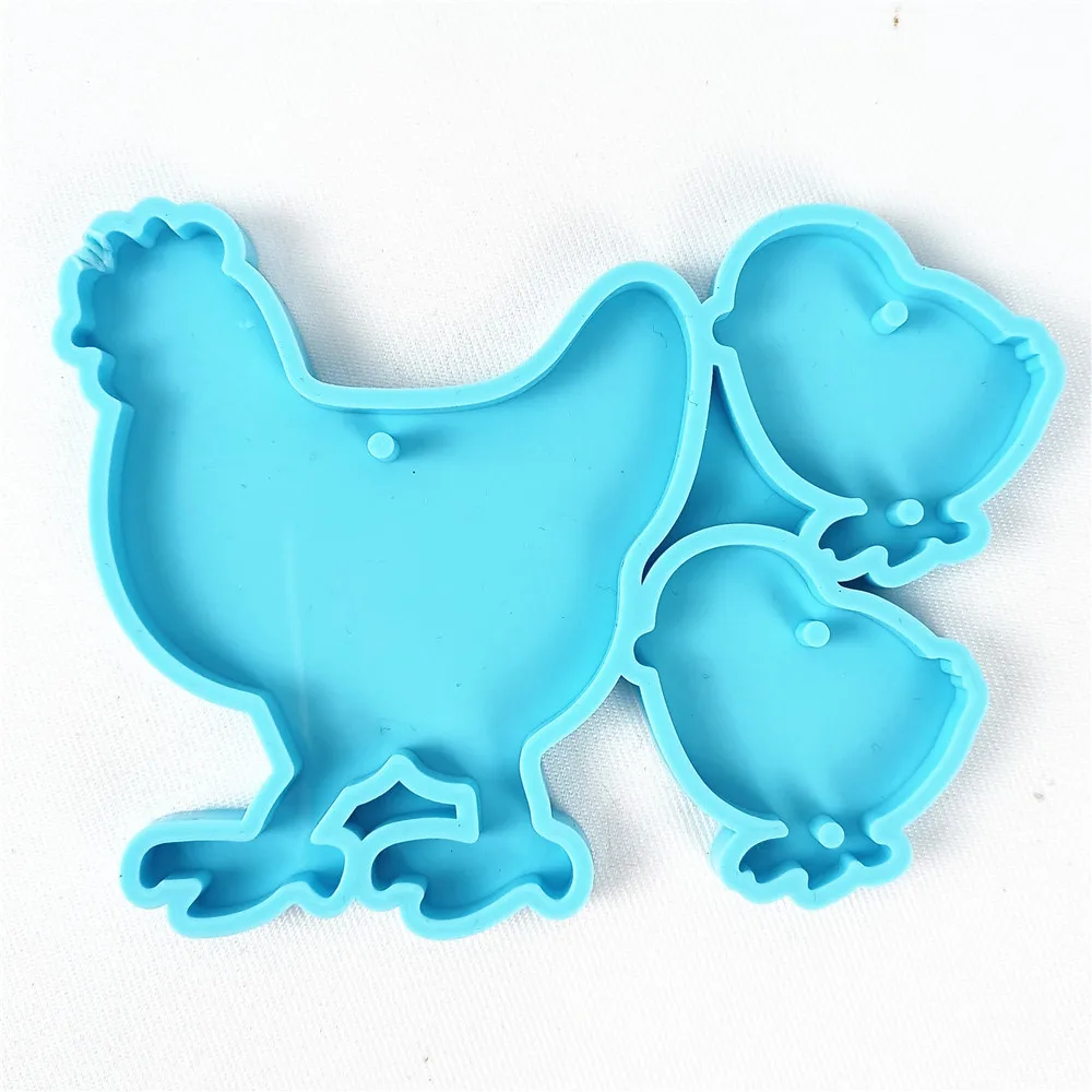 Lovely Chicken Family Keychain Mold Keychian Resin Molds DIY Silicone Mold for Epoxy Pendant 
Lovely Chicken Family Keychain Mold Keychian Resin Molds DIY Silicone Mold for Epoxy Pendant