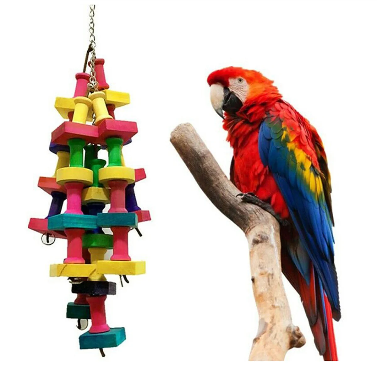 1PCS Parrot Supplies Wooden Grinding Mouth Toys Safe Non-toxic Chewing Bass Parrot Cleaning Teeth Large Hanging Swing Cage
1PCS Parrot Supplies Wooden Grinding Mouth Toys Safe Non-toxic Chewing Bass Parrot Cleaning Teeth Large Hanging Swing Cage