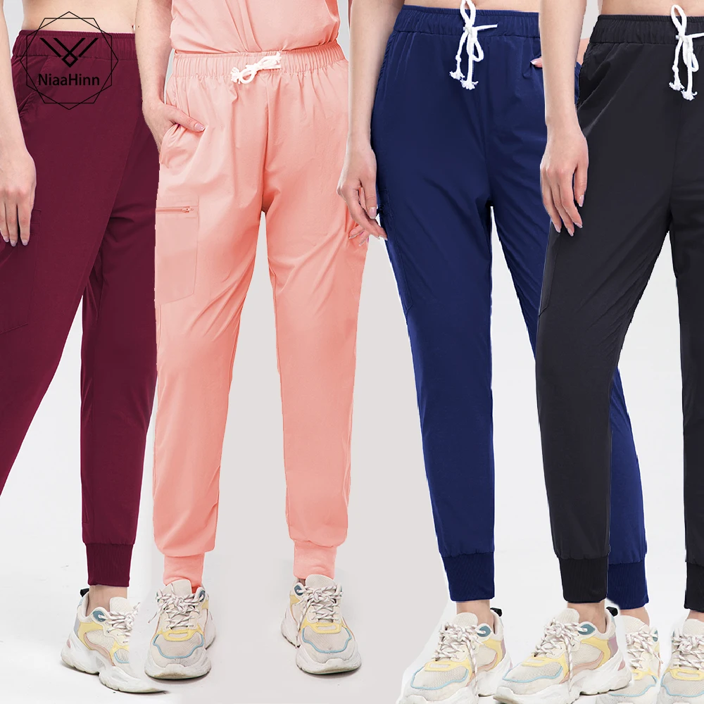Ladies Trousers Clinic Medical Laboratory Spa Slim Solid Color Elastic Belt Clinic Operating Room Work Scrub Pants High Quality
Ladies Trousers Clinic Medical Laboratory Spa Slim Solid Color Elastic Belt Clinic Operating Room Work Scrub Pants High Quality