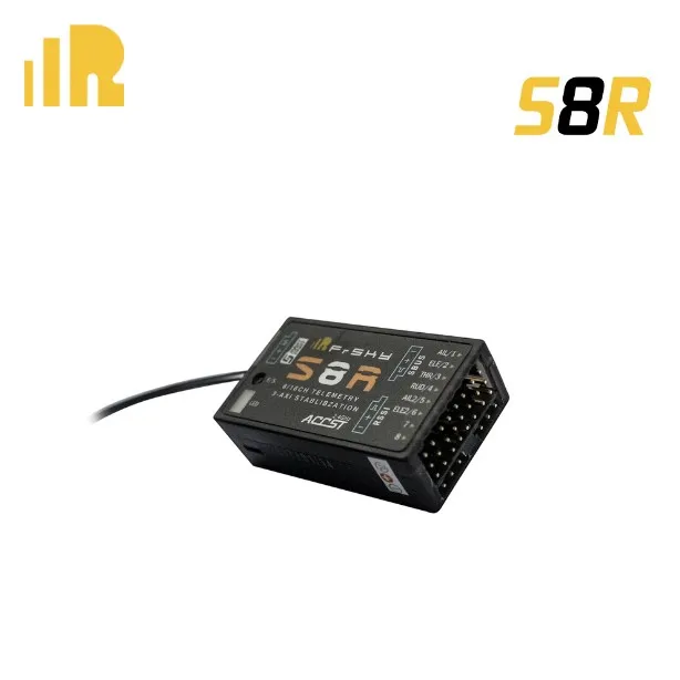 

Frsky S8R 16CH 3-Axis Stablibzation RSSI PWM Output Telemetry Receiver With Smart Port
