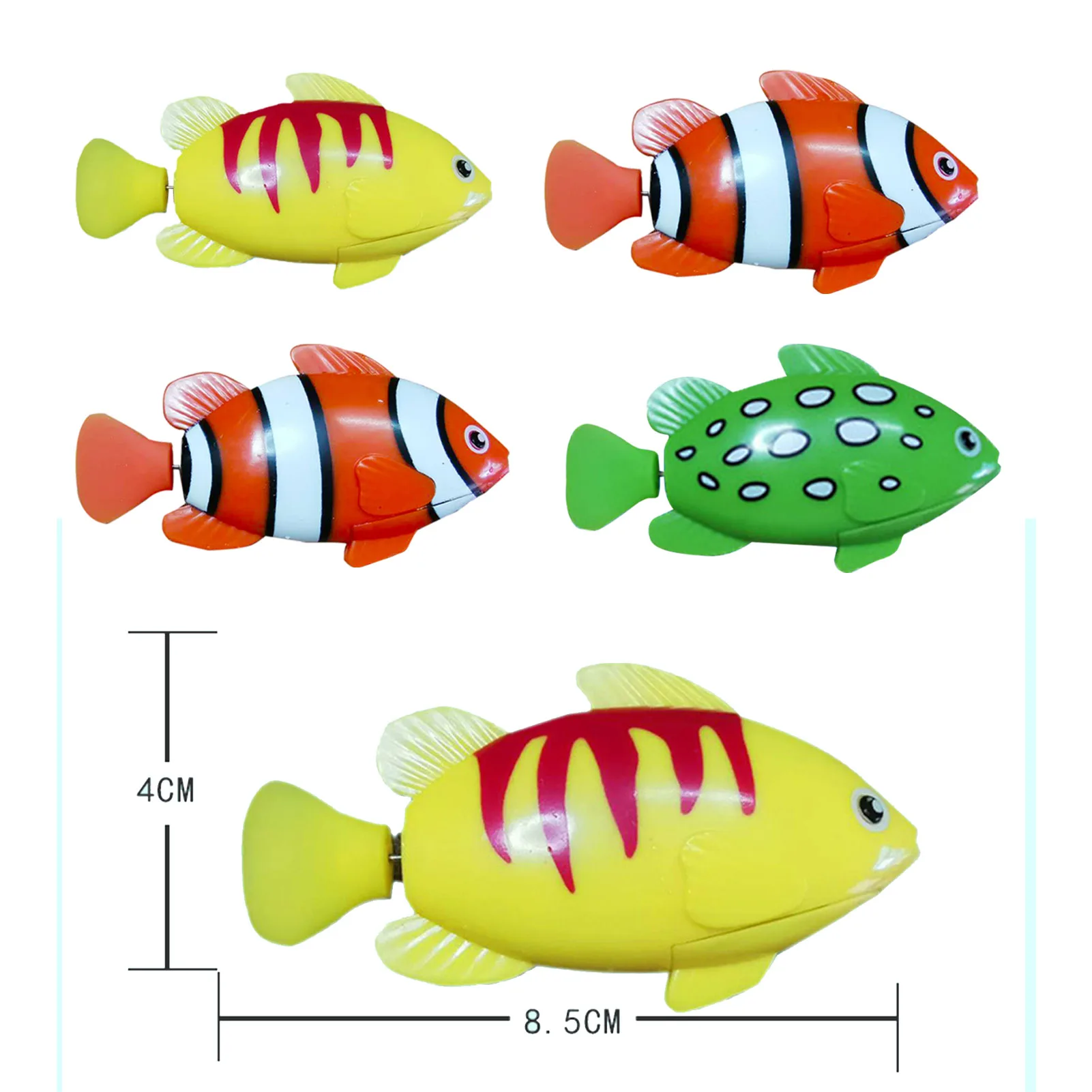 4PCS Baby Bath Toys For Kids Swimming Robot Fish With LED Light Spray Swim Pool Electric Fish Toy Bathtub Toys Waterproof
4PCS Baby Bath Toys For Kids Swimming Robot Fish With LED Light Spray Swim Pool Electric Fish Toy Bathtub Toys Waterproof