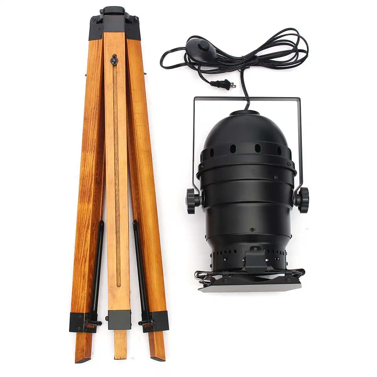 Industrial Tripod Floor Lamp Height Adjustable Retro Bedroom Reading Spotlight Stand Lighting Fixture Home Decor E27 85-265V
Industrial Tripod Floor Lamp Height Adjustable Retro Bedroom Reading Spotlight Stand Lighting Fixture Home Decor E27 85-265V