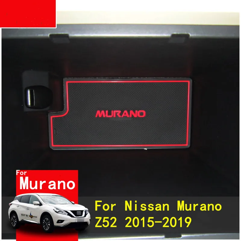 Для Nissan Murano Z52 2015 2019 слот коврик для двери 3D резиновый оформления интерьера вашего