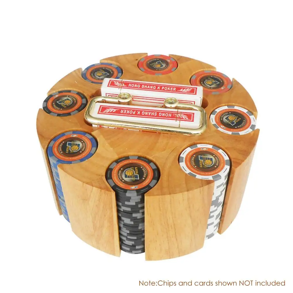 Wooden Poker Chip Set Large Capacity Carousel Case Rotation Storage Tray Chip Storage Turntable For Poker Blackjack
Wooden Poker Chip Set Large Capacity Carousel Case Rotation Storage Tray Chip Storage Turntable For Poker Blackjack