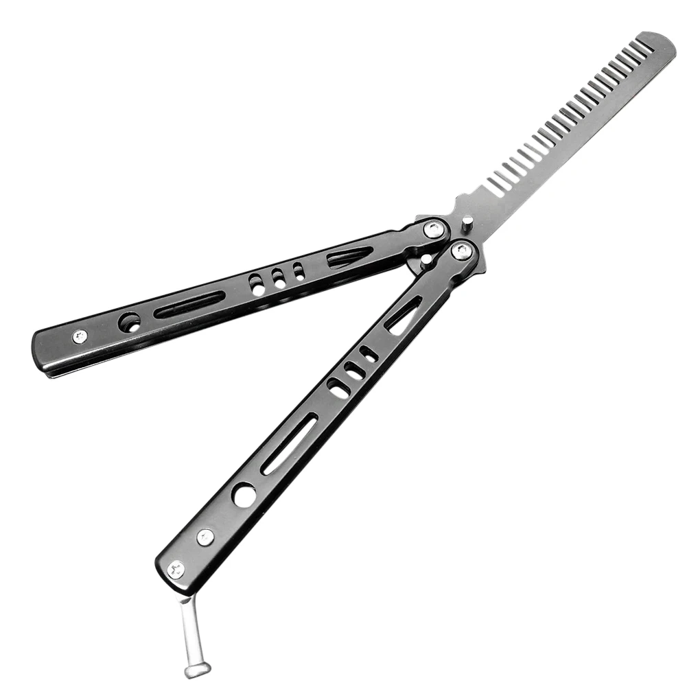 Professional Folding Butterfly Style Hair Comb Foldable Stainless Steel Practice Training Brush Salon Hairdressing Styling Tool
Professional Folding Butterfly Style Hair Comb Foldable Stainless Steel Practice Training Brush Salon Hairdressing Styling Tool