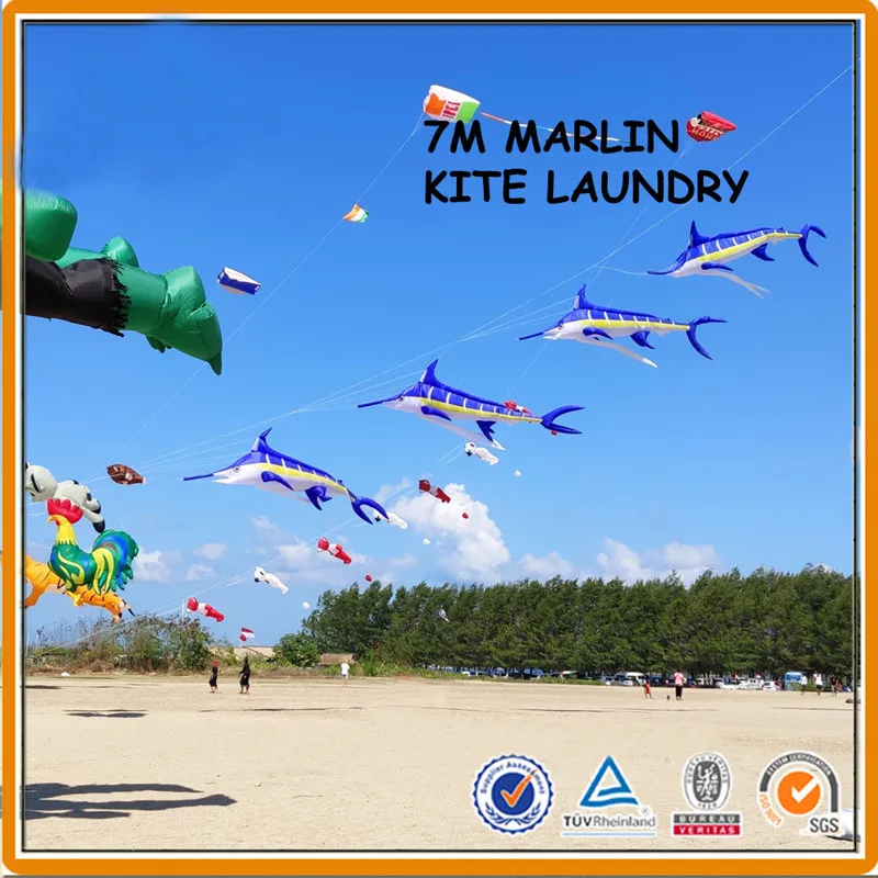 free shipping 7m Marlin Line Laundry inflatable kite nylon ripstop various colors weifang large soft kite kaixuan factory
free shipping 7m Marlin Line Laundry inflatable kite nylon ripstop various colors weifang large soft kite kaixuan factory