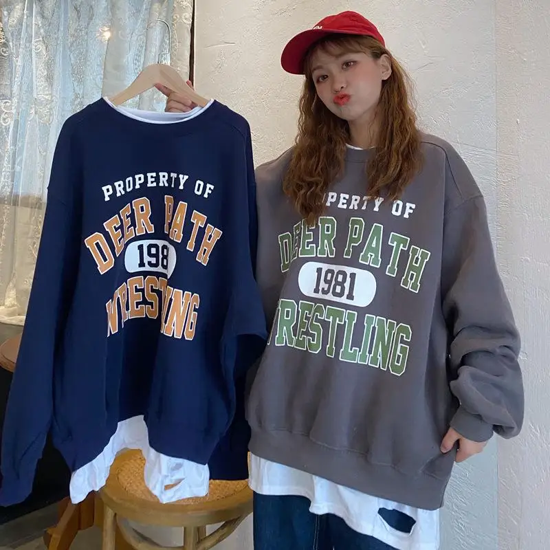 ZITY Winter Oversized Sweatshirts Harajuku Clothes Women Casual Loose Vintage Letter Sweatshirt Female Korean Style Women
ZITY Winter Oversized Sweatshirts Harajuku Clothes Women Casual Loose Vintage Letter Sweatshirt Female Korean Style Women