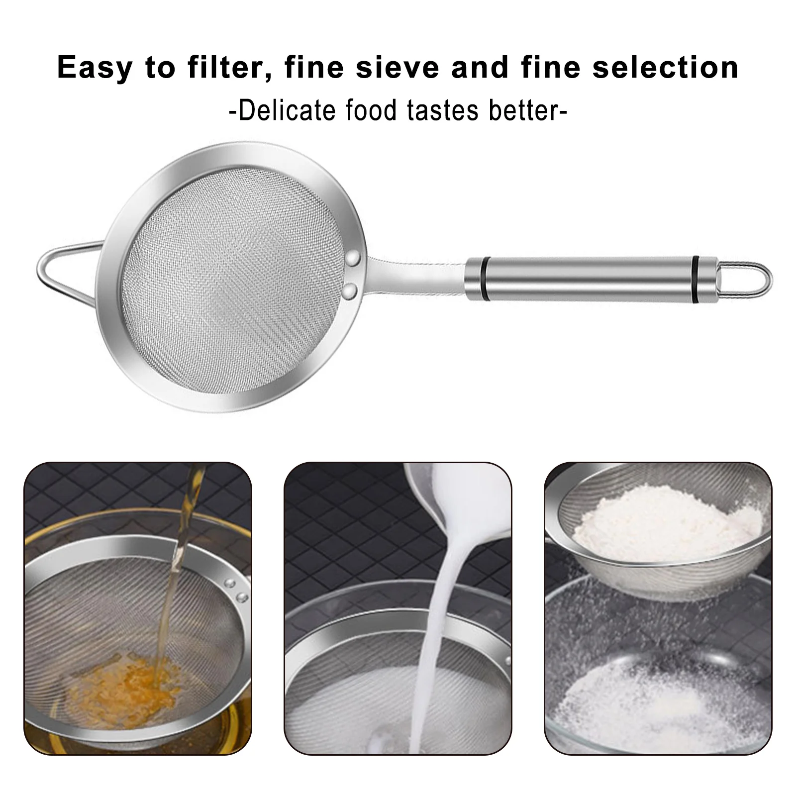 Oval Skimmer Stainless Steel Filter Oil Pot Food Flour Eggs Strainer Cookware Colander Fried Filter Kitchen Baking Cooking Tools
Oval Skimmer Stainless Steel Filter Oil Pot Food Flour Eggs Strainer Cookware Colander Fried Filter Kitchen Baking Cooking Tools