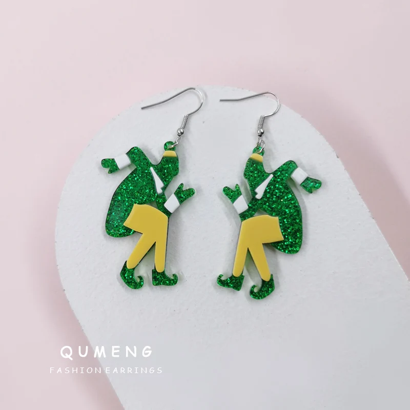 QUMENG 2020 new design acrylic clown exaggerated sports funny punk Drop earrings for women Hip Hop Night Club Jewelry Gifts
QUMENG 2020 new design acrylic clown exaggerated sports funny punk Drop earrings for women Hip Hop Night Club Jewelry Gifts