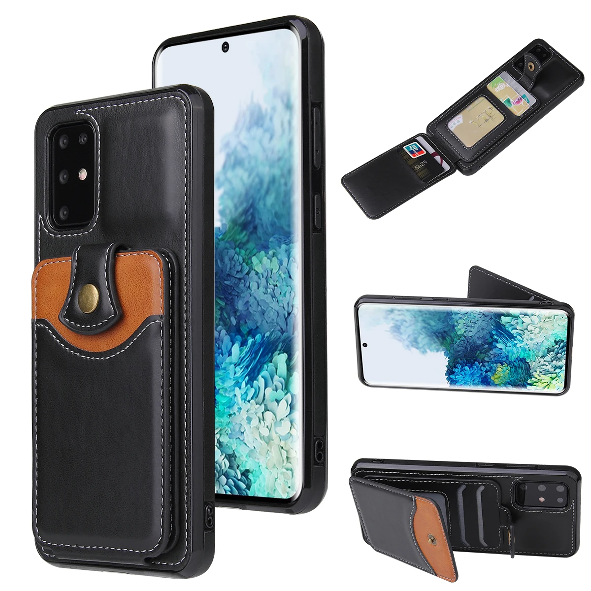 Luxury Black Leather Case Magnetic Card Wallet Phone Case For Samsung Galaxy Note10 S10 20 21 ultra Plus FE A12 52 72 5G A32 4G
Luxury Black Leather Case Magnetic Card Wallet Phone Case For Samsung Galaxy Note10 S10 20 21 ultra Plus FE A12 52 72 5G A32 4G