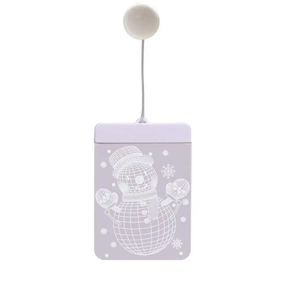 Christmas Lights LED Fairy Light Acrylic 3D Holiday Night Light Hanging Santa Bell Snowflake Window Lighting Home Decoration
Christmas Lights LED Fairy Light Acrylic 3D Holiday Night Light Hanging Santa Bell Snowflake Window Lighting Home Decoration