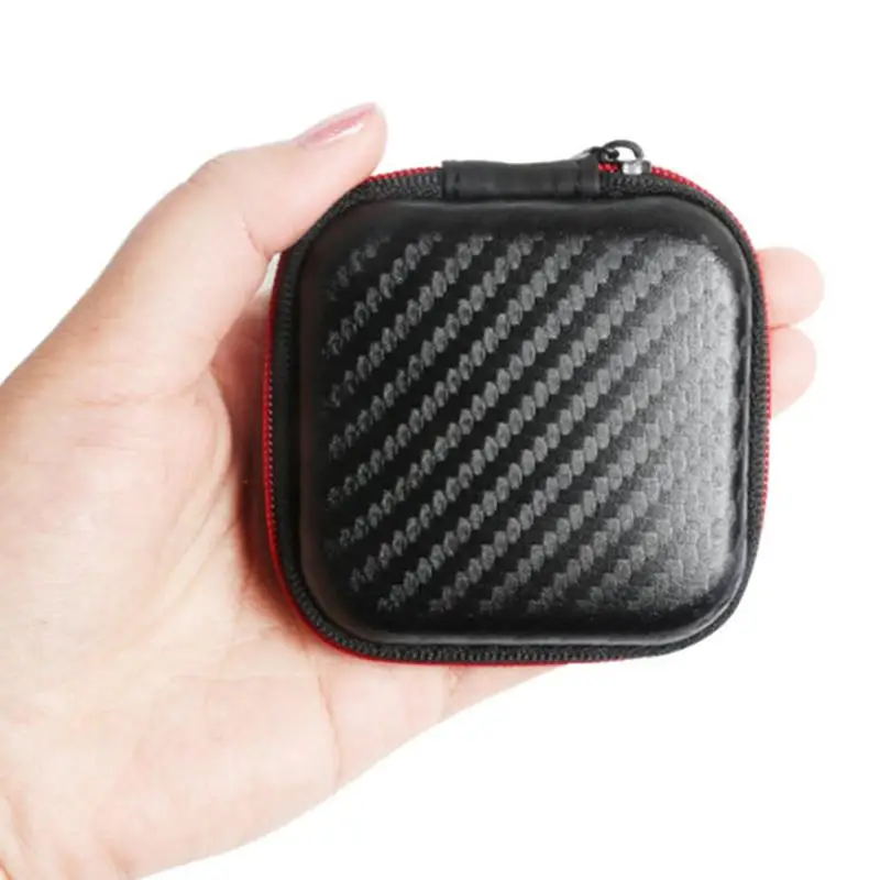 Portable Mini Zipper Square Hard Aseismic Moisture proof Headphone Bag Storage Box Headset Case
Portable Mini Zipper Square Hard Aseismic Moisture proof Headphone Bag Storage Box Headset Case