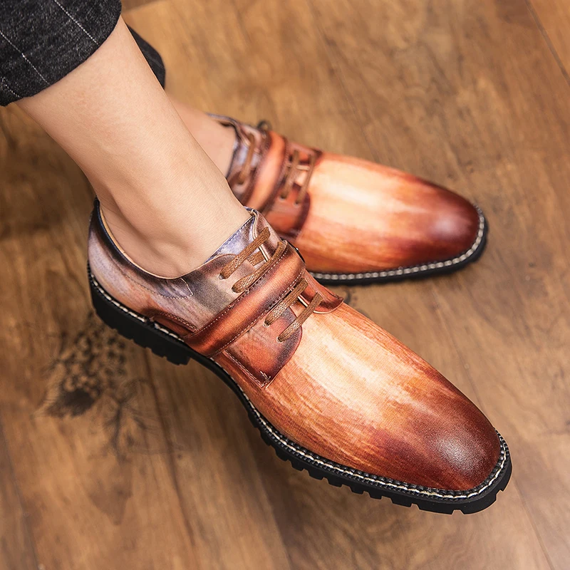 High quality men's leather shoes breathable men's boat shoes wedding men's dress shoes large men's Loafers zapatillas hombre
High quality men's leather shoes breathable men's boat shoes wedding men's dress shoes large men's Loafers zapatillas hombre