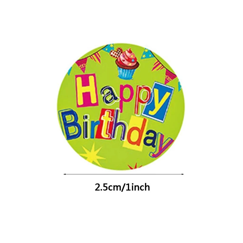 500Pcs/Roll 8 Styles Happy Birthday Round Stickers Party Gift Packaging Seal Labels for Scrapbooking Cards Decoration
500Pcs/Roll 8 Styles Happy Birthday Round Stickers Party Gift Packaging Seal Labels for Scrapbooking Cards Decoration