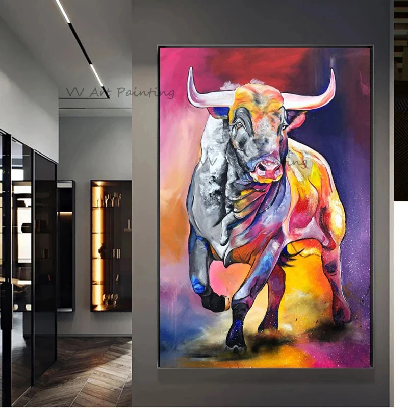 Handmade Animal Oil Painting Knife Nature Paintings For Home Living Room Hotel Decor Wall Art Picture Color Bull Mural Drawing
Handmade Animal Oil Painting Knife Nature Paintings For Home Living Room Hotel Decor Wall Art Picture Color Bull Mural Drawing