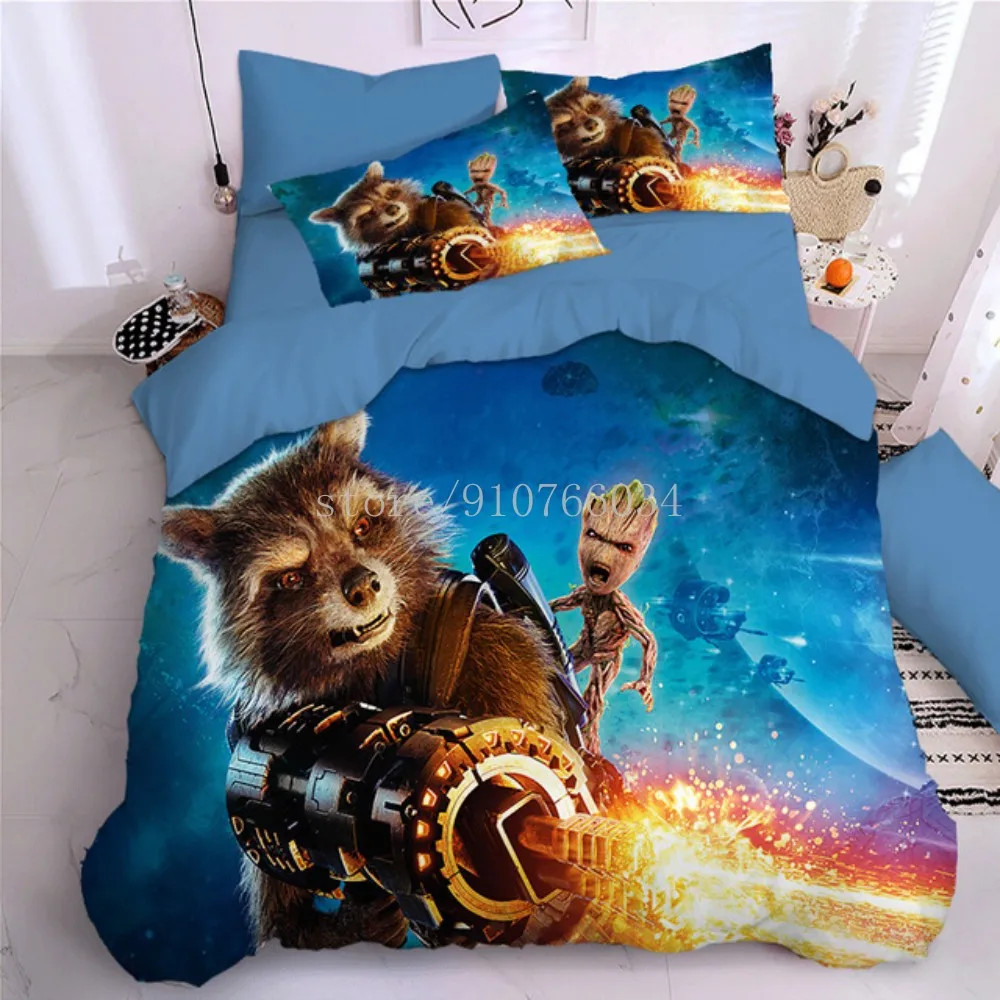 Thick Disney Guardians of the Galaxy Film Groot Bedding Set Twin Size Duvet Cover Queen Bedspread Children Kids Bedroom Deco 
Thick Disney Guardians of the Galaxy Film Groot Bedding Set Twin Size Duvet Cover Queen Bedspread Children Kids Bedroom Deco