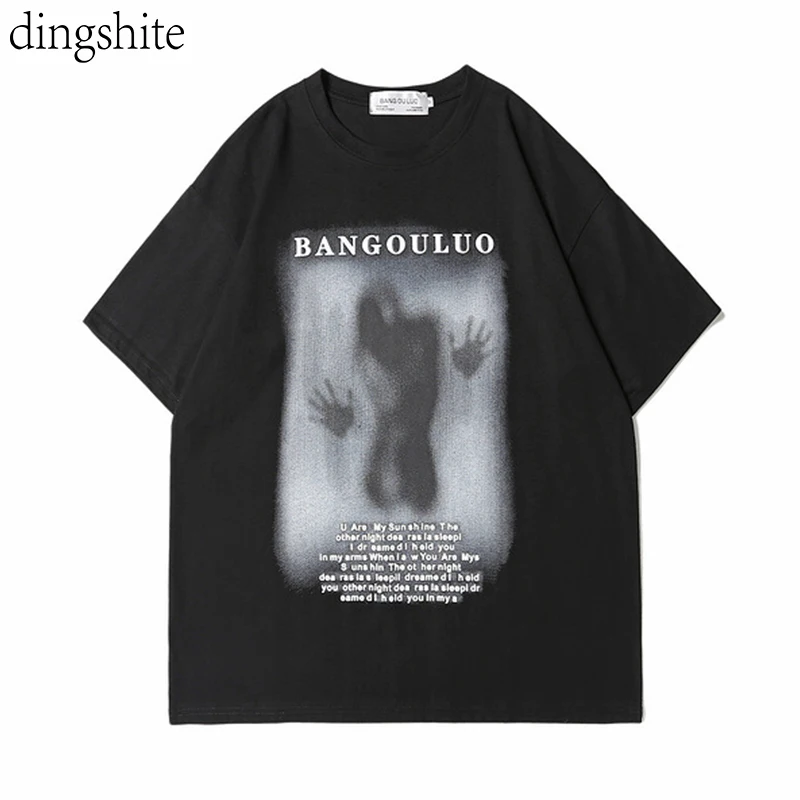 Dingshite Cotton Short Sleeve T-shirt Men's Fashion Brand Loose Round Neck Ins High Street Ghost Print Half Sleeve Short T-shirt
Dingshite Cotton Short Sleeve T-shirt Men's Fashion Brand Loose Round Neck Ins High Street Ghost Print Half Sleeve Short T-shirt