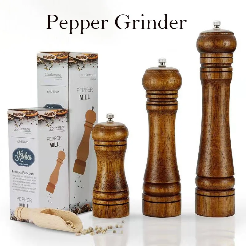 Retro Pepper Grinder 5 Inch 8 Inch 10 Inch Manual Salt And Pepper Grinder Spice Blender Kitchen Tool Cooking Accessories
Retro Pepper Grinder 5 Inch 8 Inch 10 Inch Manual Salt And Pepper Grinder Spice Blender Kitchen Tool Cooking Accessories