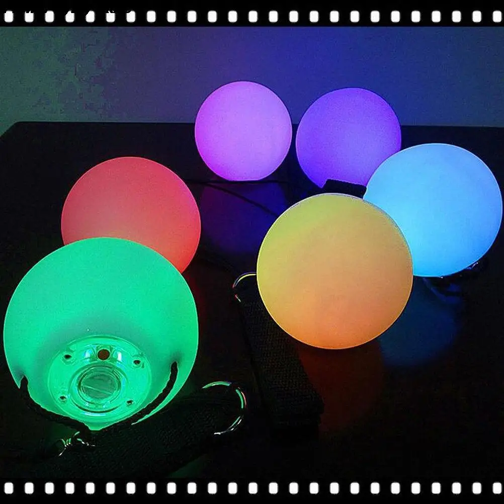 LED Thrown Balls for Professional Belly Dance Level Hand Props For Kids Baby Play Toys Glow Bright in the Dark Toys
LED Thrown Balls for Professional Belly Dance Level Hand Props For Kids Baby Play Toys Glow Bright in the Dark Toys